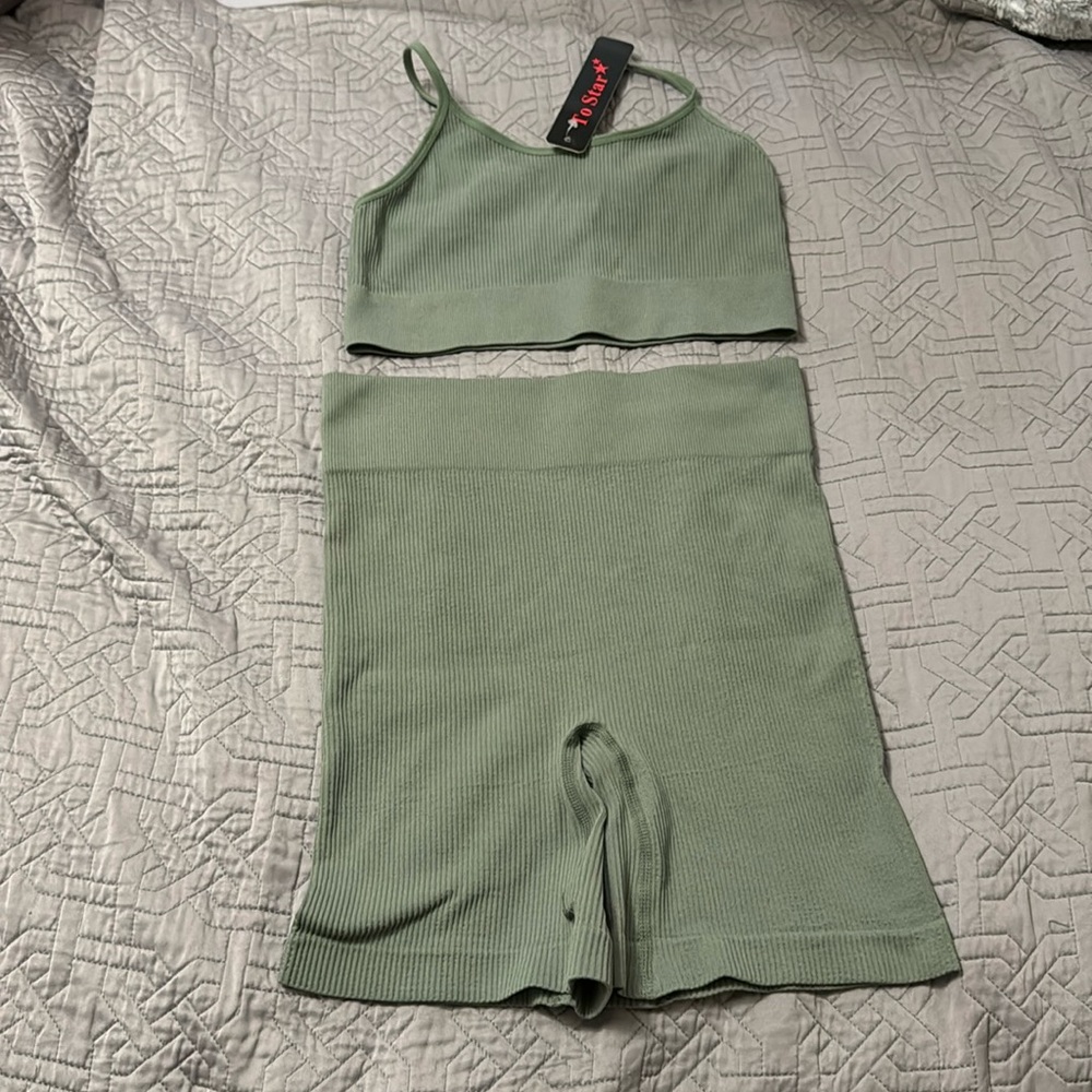 Biker shorts set